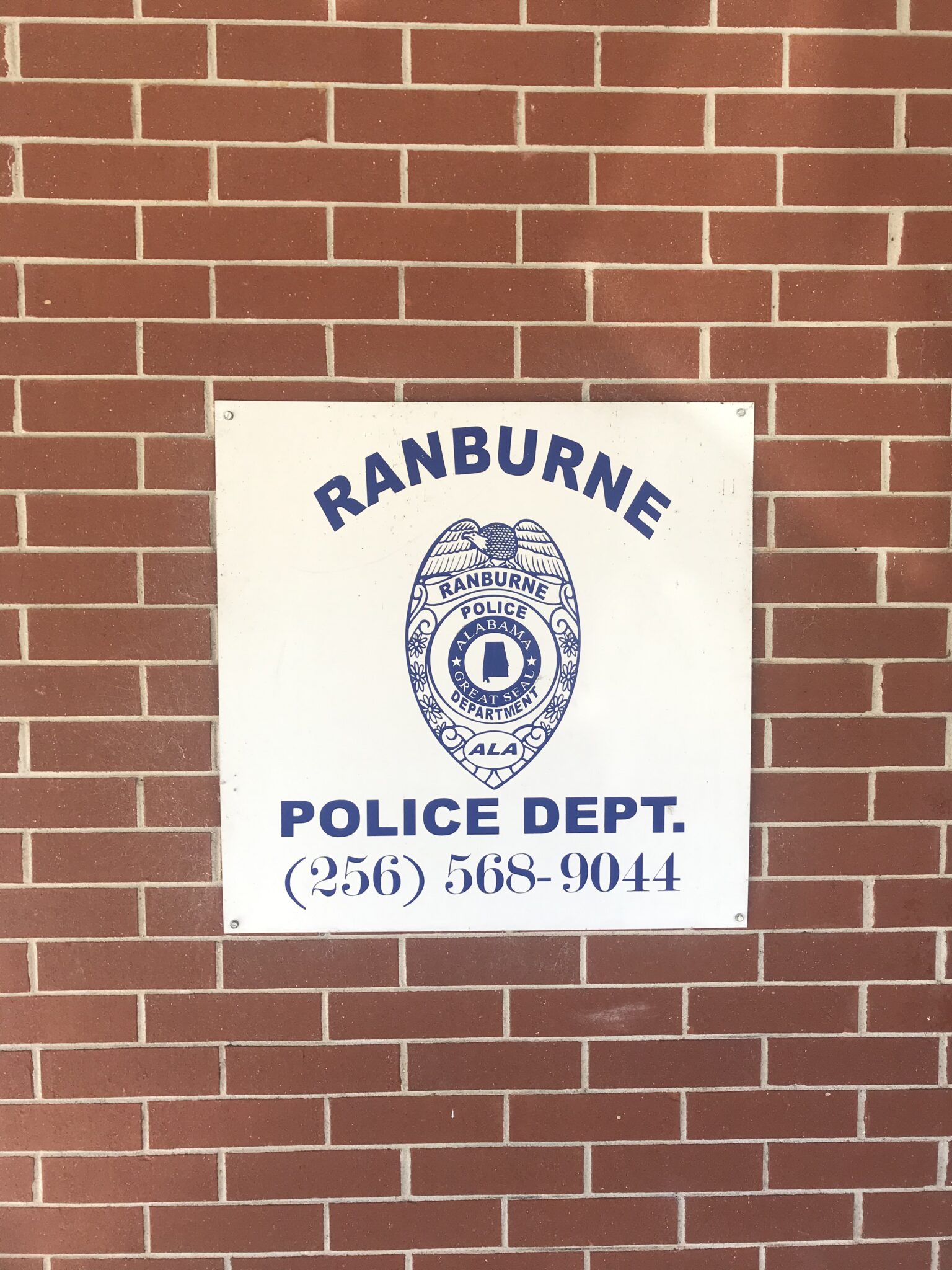 Police Department Town of Ranburne