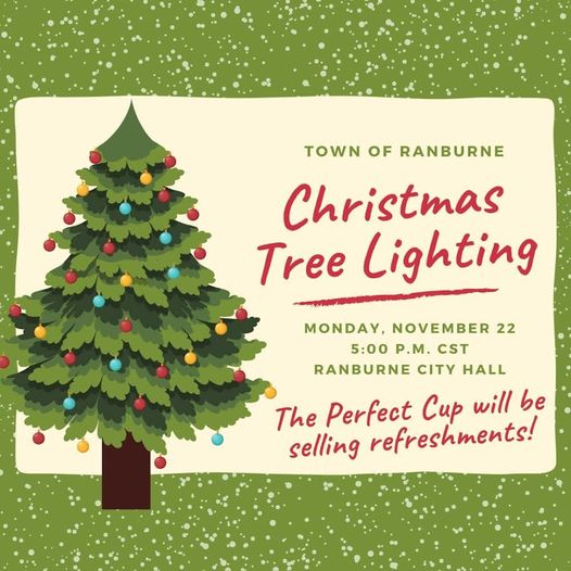 Christmas Tree Lighting 2021 Town of Ranburne